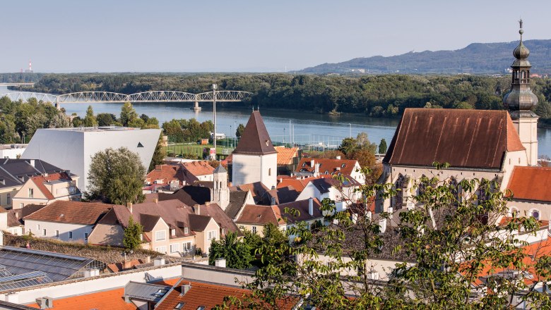 Landesgalerie NÖ im Stadtbild Krems, © Kunstmeile Krems Loxpix Landesgalerie NÖ im Stadtbild Krems, © Kunstmeile Krems Loxpix