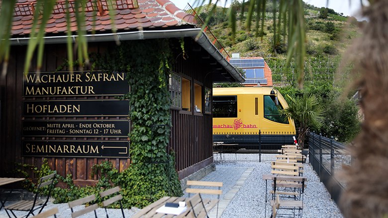 Mit der Wachaubahn zur Safranmanufaktur, © NB/weinfranz.at